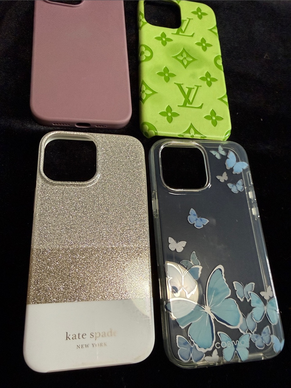 kate spade Gold Glitter and White Block iPhone Case 13 Pro Max